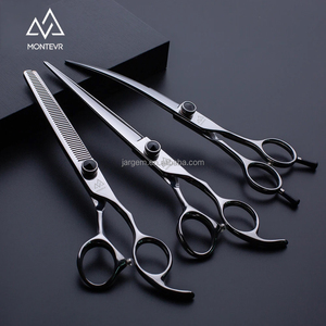 JARGEM Ensemble de ciseaux de toilettage classiques pour animaux de compagnie Ciseaux de toilettage pour animaux de compagnie tranchants de 7.5 pouces Ciseaux de toilettage pour chiens en acier japonais - Product Image 4