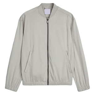 Chaqueta de Piloto MA1 de Nylon Acolchada Negra de Alta Calidad para Invierno, Chaqueta Bomber Varsity Personalizada para Hombre - Product Image 2