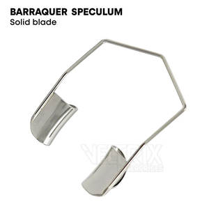 Espéculo de Hoja Sólida Barraquer de Alta Calidad con Acabado Manual Espejo (Pulido) 144.5mm, Hojas de 52mm de Longitud - Product Image 3
