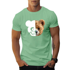 Camiseta de Hombre de Algodón 100% de Secado Rápido, Tejido Sólido Informal de Alta Calidad, Transpirable y Suave, para Venta al Por Mayor, Personalizable con su Propio Logotipo - Product Image 2