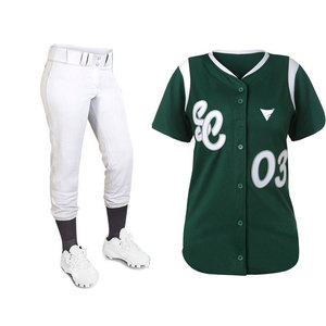 Ensemble de sport personnalisable en polyester respirant et à séchage rapide pour softball, avec maillot et pantalon, idéal pour l'entraînement et les matchs en extérieur (OEM) - Product Image 6