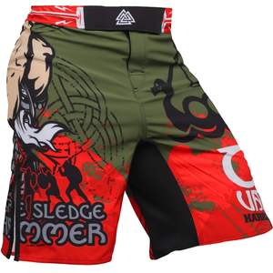 Pantalones Cortos de Artes Marciales Mixtas (MMA) Personalizados, Tela Elástica, Ligeros, para Gimnasio, Entrenamiento Físico, Deportes, Proveedor OEM - Product Image 1