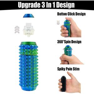 4 Pezzi Little Pain Ouchies Fidget Spinners, Giocattolo Sensoriale per Adulti e Adolescenti, Stampato in 3D con Pulsante Clicker Stimolante - Product Image 2