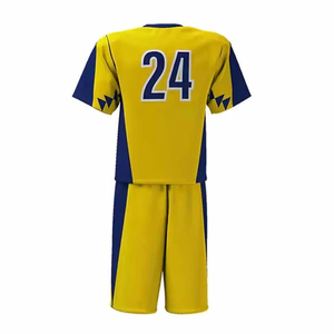 Custom Sublimated Lacrosse Uniform Set Jersey + <b>Shorts</b> Front Back View OEM ODM Wholesale Quick Dry Breathable Team Kit - Product Image 4