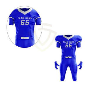 Uniforme de fútbol americano de tela de 4 vías, el más vendido, nuevo estilo, corte regular, uniforme de fútbol americano de fábrica. - Product Image 3