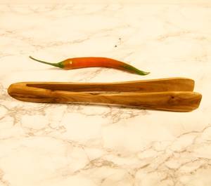 ที่คีบขนมปังไม้ไผ่ธรรมชาติขนาด 9 นิ้ว 24*3 ซม. เหมาะสำหรับคีบเบคอน มัฟฟิน ผลไม้ ผักดอง ชีส ขนมปัง ใช้ในบ้าน - Product Image 5