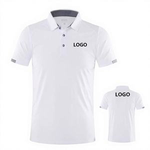เสื้อกอล์ฟผู้ชายแบบสั้น แห้งเร็ว พิมพ์ลายแบบซับลิเมชั่น ไซส์ใหญ่ สำหรับสกรีนลาย - Product Image 2