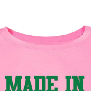   Camiseta Fabricada en 1908, Color Rosa, con Gráfico Bordado, Cuello Redondo, Manga Corta, Informal, Unisex, Suave, Transpirable, para Verano - Product Image 3
