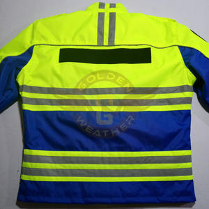 Chaqueta de Trabajo de Alta Visibilidad Personalizada, Reflectante, de Seguridad, de Poliéster, Impermeable, de Secado Rápido, Transpirable, con Capucha Extraíble, Ropa de Trabajo para Hombre - Product Image 5