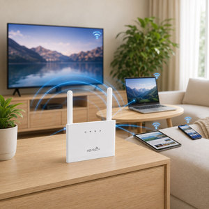 Router WiFi 4G LTE DNXT, Router CPE 4G LTE Cat4 2.4GHz, Router WiFi6 300Mbps, Punto de Acceso, Router LED WAN/LAN, Router 4G LTE para Uso Doméstico - Product Image 3