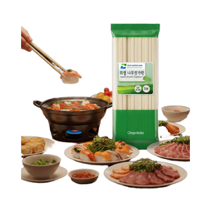 Baguettes jetables rondes en bois de qualité AB, finition lisse pour les restaurants - Product Image 4