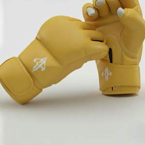 Guantes de Boxeo para Hombre, Nuevos, Ligeros, de Medio Dedo, con Cierre de Cordones, Personalizados, de Cuero PU de Alta Calidad, para Adultos, con Protección para la Muñeca - Product Image 6