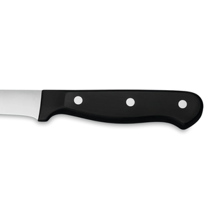 Cuchillos Profesionales para Cortar Carne con Hoja Larga y Estrecha de Acero Inoxidable, Mango Ergonómico Negro con Triple Remache para Asados - Product Image 3
