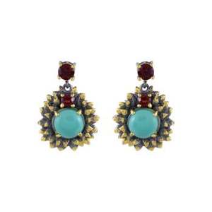 Newly 100% Natural Aqua Chalcedony Gemstone Hook <b>Earrings</b> <b>Solid</b> 925 Sterling <b>Silver</b> Fine <b>Hoop</b> <b>Earring</b> Gifting For Women And Girl - Product Image 3