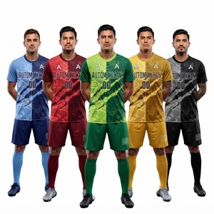 Uniforme de Fútbol Elite Personalizado por Sublimación, Conjunto de Camiseta y Pantalones Cortos de Fútbol de Alto Rendimiento, Ropa Deportiva Transpirable para Clubes y Ligas, OEM - Product Image 1