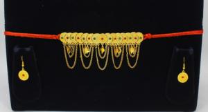 Martasha designer islamique ramadan spécial plaqué or EAU bijoux spécial dubai bijoux collier boucle d'oreille ensemble - Product Image 6