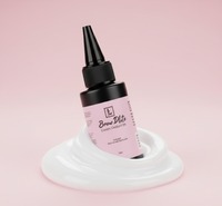 BROWDLITE Crème colorante professionnelle double tête pour cils et sourcils, imperméable, semi-permanente, à base de plantes, avec outils de coiffage