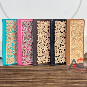 Étuis de voyage pour bijoux en cuir véritable, faits à la main et ornés de motifs, pour ranger les bagues, les colliers et les boucles d'oreilles, pour femmes - Product Image 1