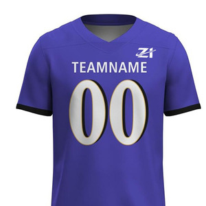 Jersey de Fútbol Americano Sublimado Personalizado y Elegante para Hombre y Mujer, Ropa Deportiva para Equipos - Product Image 2