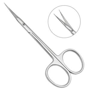 Vente chaude Facile À Utiliser Multi Couleur Poignée En Acier Inoxydable Pointe Pointue Logo Personnalisé Ciseaux À Ongles À Cuticules - Product Image 6