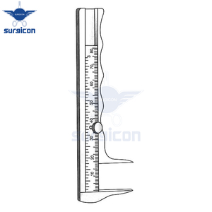 Calibrador Jamison de 10 cm / 4 Pulgadas, Instrumento de Medición y Examen, Precisión en Acero Inoxidable, Herramienta de Medición Médica y Quirúrgica - Product Image 3