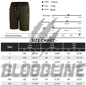BLOODLINE INTERNATIONAL Short Bermuda décontracté pour homme en PU à motif uni avec taille mi-haute élastique et poches - Product Image 5