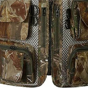 Gilet utilitaire multi-poches respirant de qualité supérieure, personnalisé, pour hommes, pêche, chasse, randonnée, tactique, fabriqué par des fabricants - Product Image 5