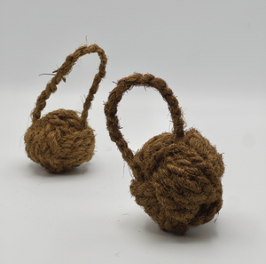Jouet à mâcher pour animaux de compagnie en fibre de coco 100% naturelle, biodégradable, pour le nettoyage des dents, corde à mâcher pour chien, fabricant en gros, logo personnalisé - Product Image 2