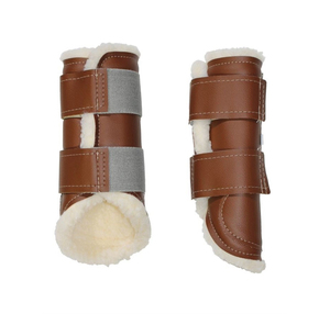 Botas de Neopreno OEM para Caballos con Forro de Piel, Botas Protectoras Coloridas para Montar a Caballo con el Logotipo de su Marca - Product Image 4