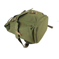 Tas Ransel Kanvas Panel Mewah Vintage Berkualitas Tinggi Custom Best Seller Grosir, Penutup Ritsleting PVC, Kapasitas Laptop Besar