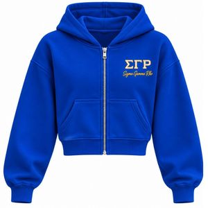 Ladies Cropped <b>Zip</b> <b>Up</b> Hoodie Custom <b>Women</b> Full Zipper Long Sleeve Hooded <b>Jacket</b> Casual Fashion Streetwear Wholesale Apparel - Product Image 1