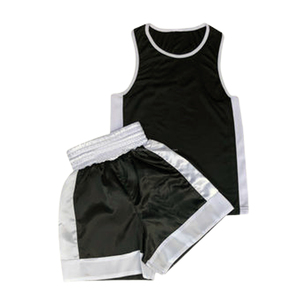 OEM Diseño Personalizado Profesional Unisex Kick Boxing Uniforme Mejor Calidad Chaleco de Boxeo y Pantalón Corto para Boxeo Niños y Adultos - Product Image 1