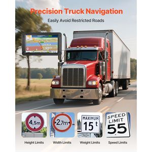 Navigatore GPS per Auto con Schermo Touch da 7 Pollici, Sistema di Navigazione da 16GB, Dash Cam Integrata, Guida Vocale Turn-by-Turn - Product Image 2