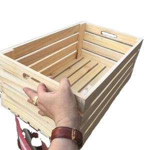 BUEN PRECIO MEJOR VENTA CAJÓN DE ALMACENAMIENTO DE MADERA TAMAÑO PERSONALIZADO PARA DECORACIÓN DE EMBALAJE HECHO DE PINEO - Product Image 1