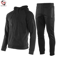 Survêtement de sport pour homme, coupe ajustée, qualité supérieure, pour la course hivernale, design de logo personnalisé, prix de gros.