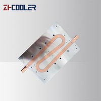 Échangeur de chaleur à plaques en cuivre usiné CNC sur mesure, haute efficacité, refroidisseur de bloc d'eau électrique Peltier