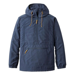 <b>Men's</b> Hooded Waterproof Canvas <b>Windbreaker</b> Jacket Color Blocking Red <b>Black</b> Zipper Closure Casual Winter Outerwear Standard - Product Image 4