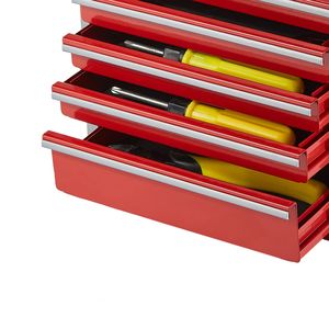 Cassetta Portautensili Portatile in Metallo da 8,6 Pollici con 5 Cassetti, Armadietto Portautensili Piccolo e Robusto con Piedini in PP e Rivestimenti in EVA - Product Image 3