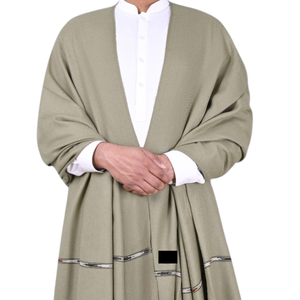 Chales de Cachemira 100% de Alta Calidad al por Mayor para Hombre, Color Sólido, Chales de Lana Tejidos para Invierno, Secado Rápido, Servicio OEM - Product Image 5