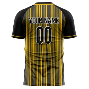 Maillots de football personnalisés sublimés respirants à séchage rapide 100% polyester, maillots d'entraînement à manches courtes, maillots de football personnalisés - Product Image 5