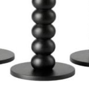 Porte-bougie en aluminium moulé finition noir mat, support décoratif en métal pour bougies, fait main et personnalisable, idéal pour la décoration intérieure - Vente chaude - Product Image 5