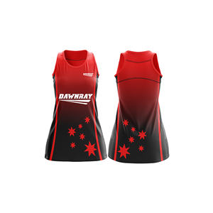 ผู้จัดจำหน่ายเสื้อเน็ตบอลขายส่ง |   ชุดยูนิฟอร์มเน็ตบอลแบบซับลิเมชั่นพร้อมโลโก้ทีม ชื่อ และหมายเลข |   โพลีเอสเตอร์ที่ระบายอากาศได้ดี - Product Image 2