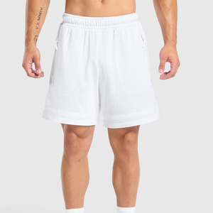 Blend Comfortable Fit Training Workout Shorts Men Mesh Shorts Quick Dry Breathable Fabric Lightweight Gym Running Athletic - Product Image 1