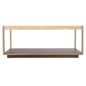 Table basse amovible en fer forgé pour réception d'hôtel avec base en acier inoxydable, design côtier, mobilier de luxe, élégant et fait main par un designer - Product Image 2