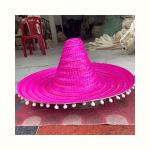 Chapeau Sombrero Mexicain en Paille – Distribution en Gros à Prix Compétitif – Chapeau de Fête Classique pour la Vente au Détail et les Événements - Product Image 1