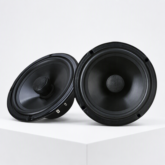 Factory 6.5 Inch Coaxial Car Speakers 40W RMS 4 Ohms Universal Fitment Premium Car Audio Single Coil