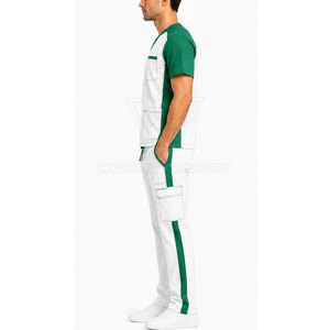 Ensemble de Blouse et Pantalon Médical Premium pour Hommes – Tissu Résistant, Coupe Confortable, Multiples Poches et Style Soignant - Product Image 5