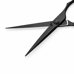 Tijeras de Precisión Lefty Aichei en Negro Mate, Combo de Tijeras de Entresacar, Herramientas Profesionales para Estilistas y Barberos - Product Image 2