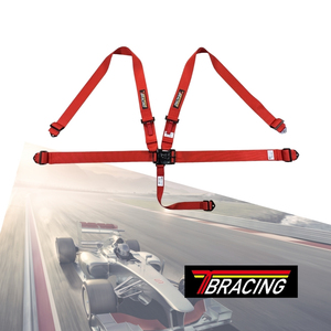 เข็มขัดนิรภัยสำหรับรถแข่ง TBRACING SF-502 แบบ 5 จุด ได้รับการรับรองมาตรฐาน SFI สำหรับมอเตอร์สปอร์ต รับผลิตแบบ OEM ODM พร้อมโลโก้ตามสั่ง ขายส่ง มี 16 สีมาตรฐาน - Product Image 1