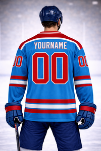 เสื้อฮอกกี้น้ำแข็งแบบใหม่ปี 2026 สำหรับนักกีฬามืออาชีพ ผ้าโพลีเอสเตอร์ ระบายอากาศได้ดี แห้งเร็ว คุณภาพสูง ทรงหลวม น้ำหนัก 220 กรัม สำหรับทั้งชายและหญิง - Product Image 4